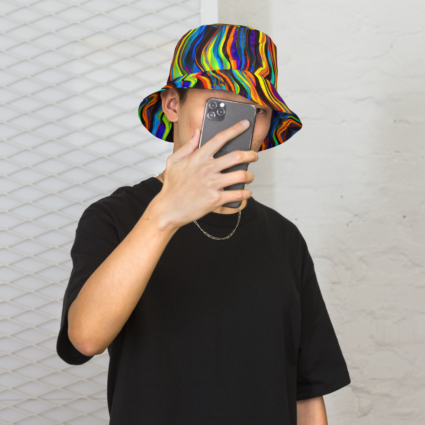 Reversible Bucket Hat - Celestial Waves