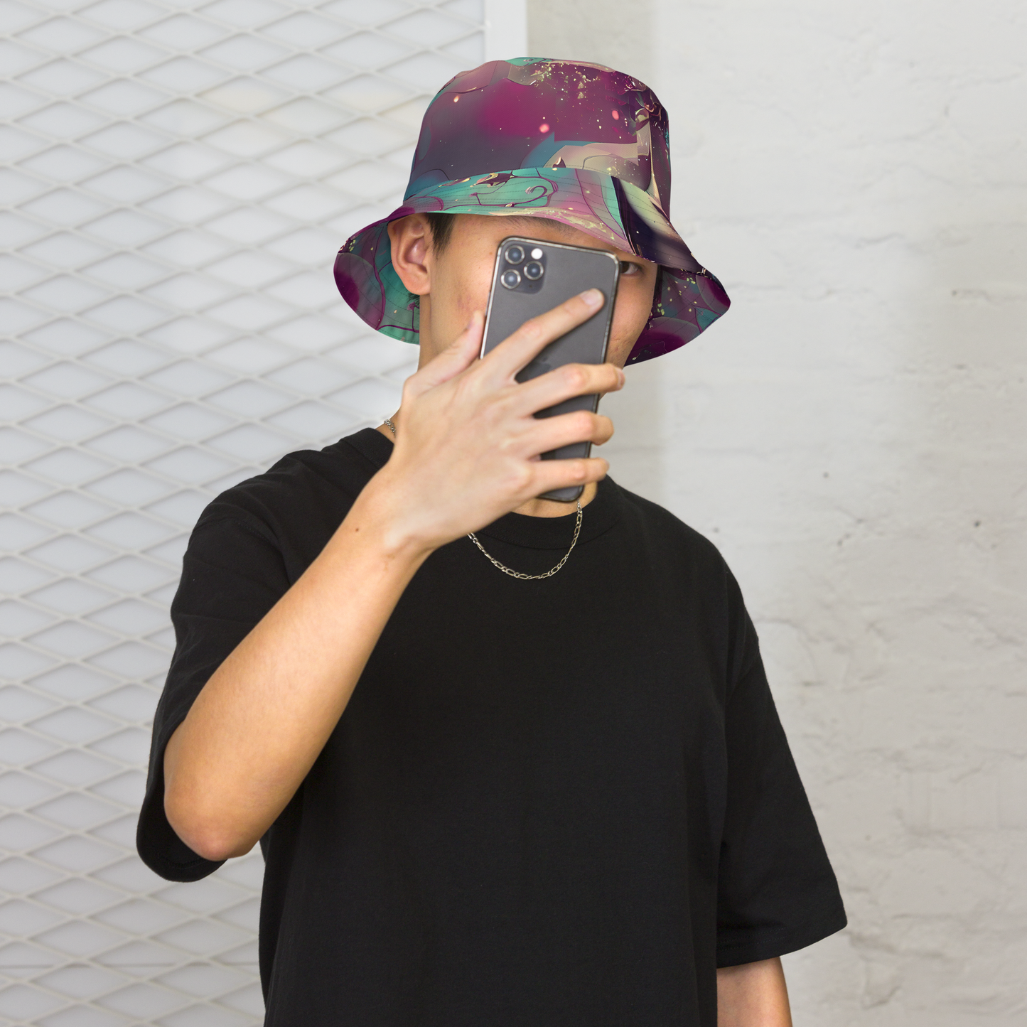 Reversible Bucket Hat - Nouveau Galaxy