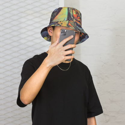 Reversible Bucket Hat - Cosmic Scream