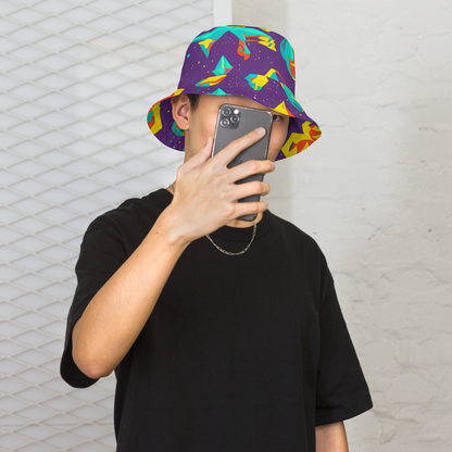 Reversible Bucket Hat - Cascading Prism
