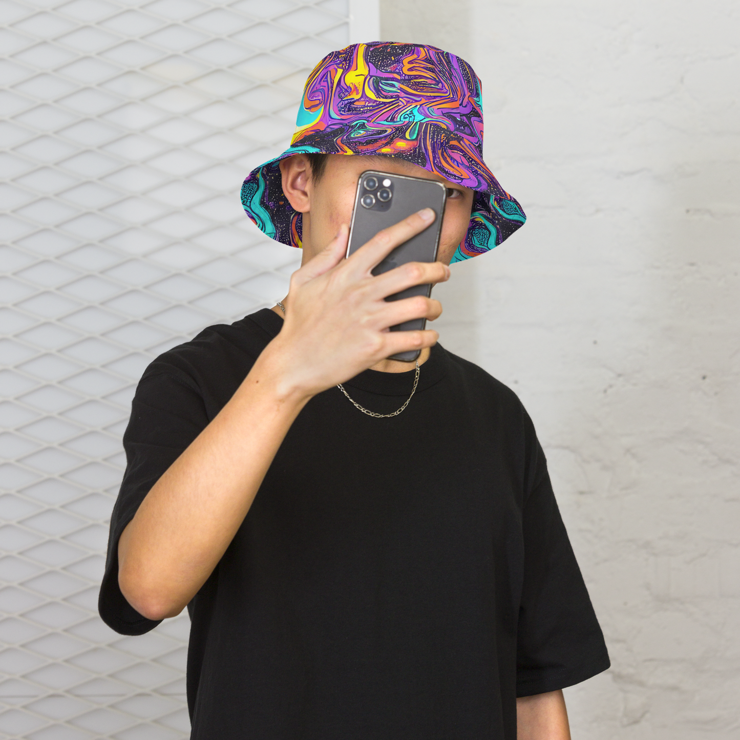 Reversible Bucket Hat - Hutty Nebula