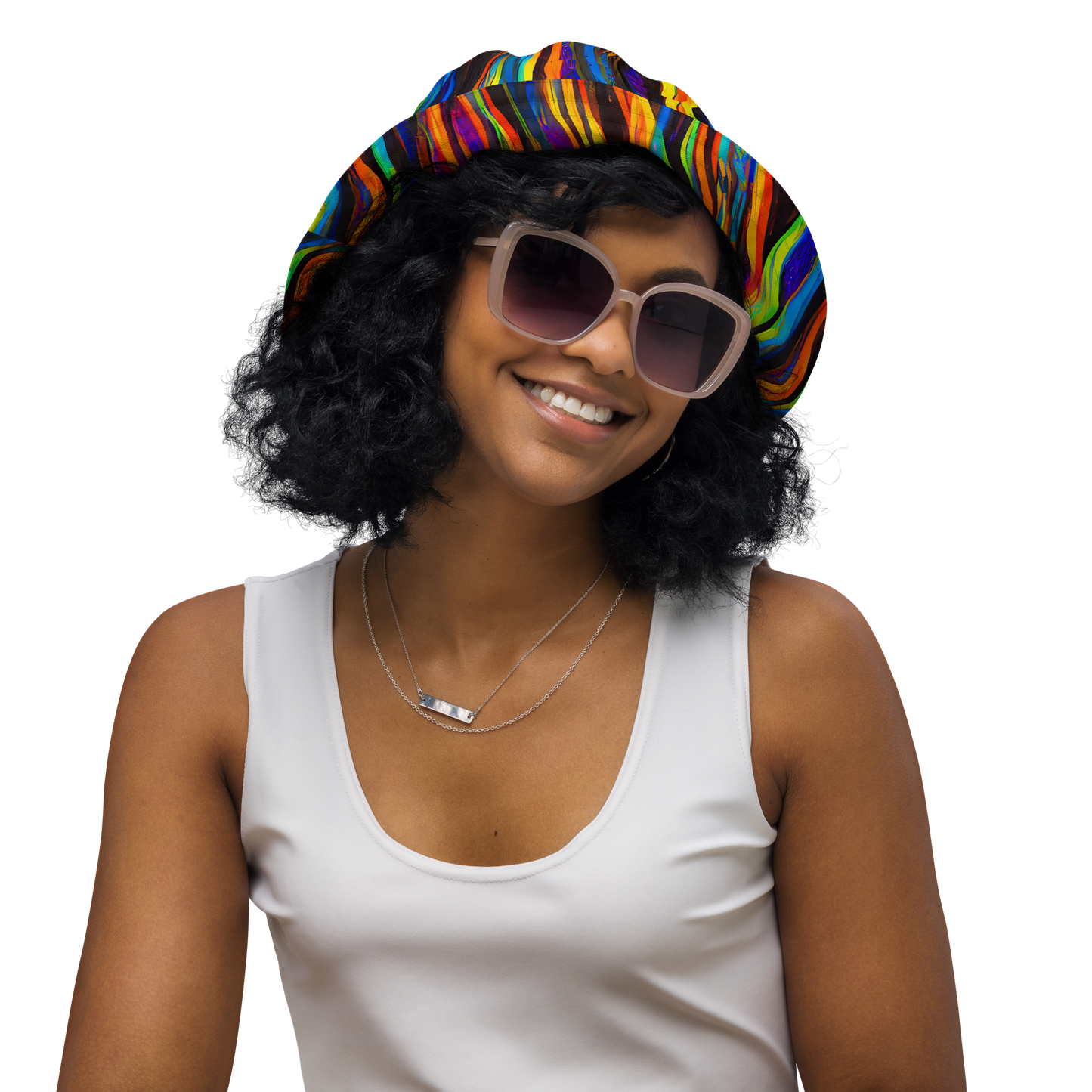 Reversible Bucket Hat - Celestial Waves