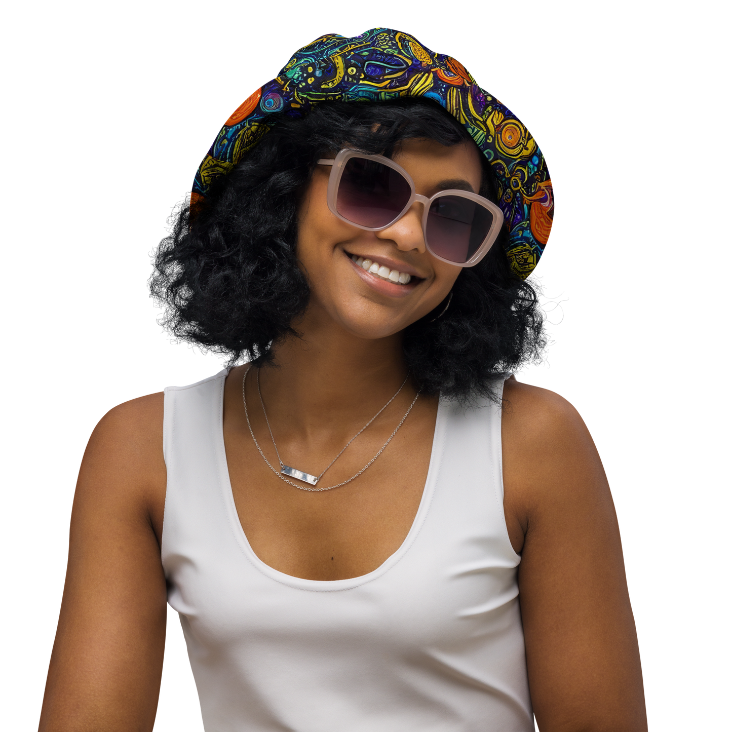 Reversible Bucket Hat - Vasnetsov Vortex