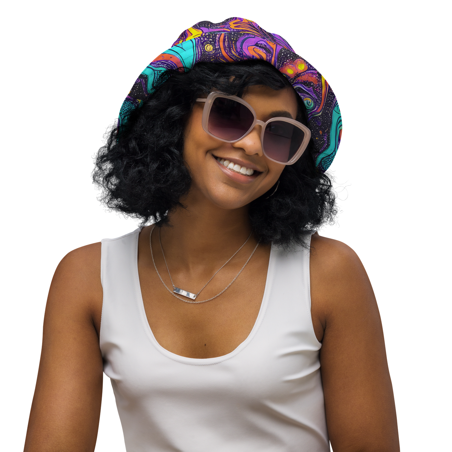 Reversible Bucket Hat - Hutty Nebula