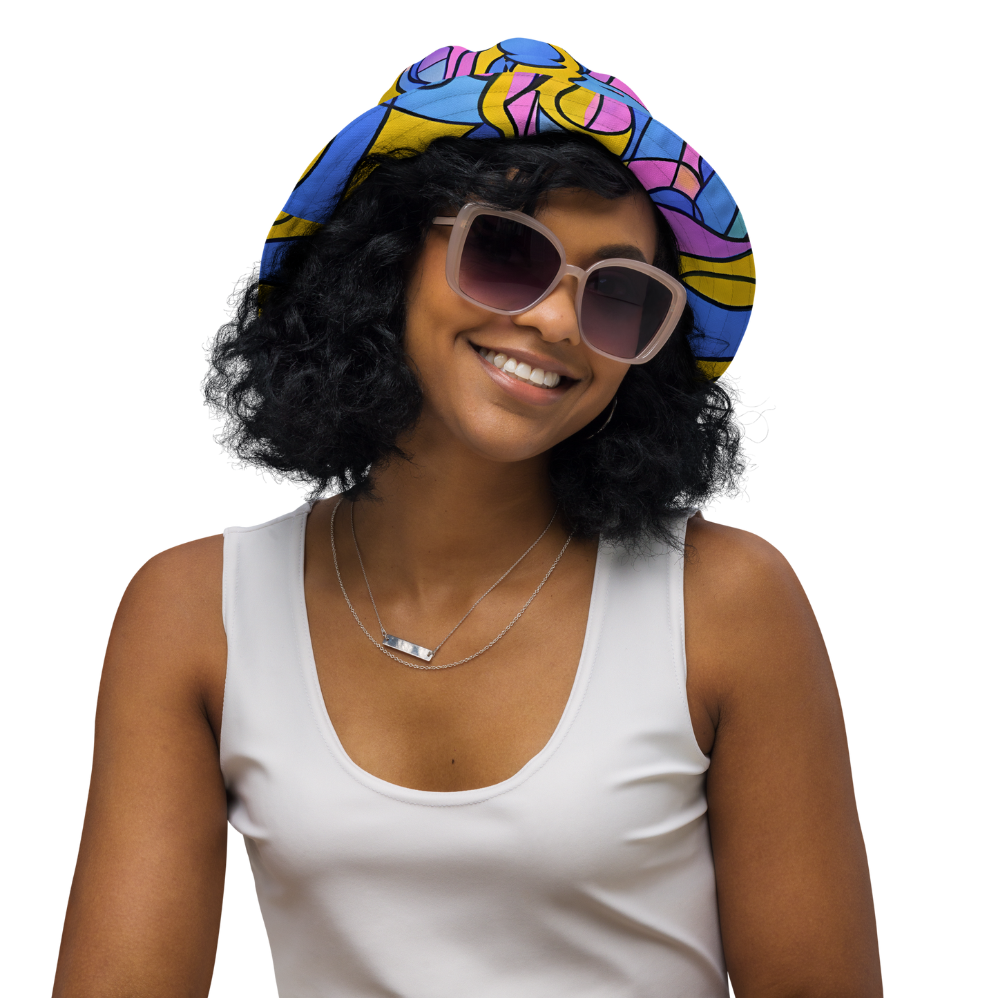 Reversible Bucket Hat - Cosmic Curves