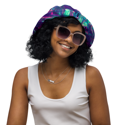 Reversible Bucket Hat - Synthwave Surge