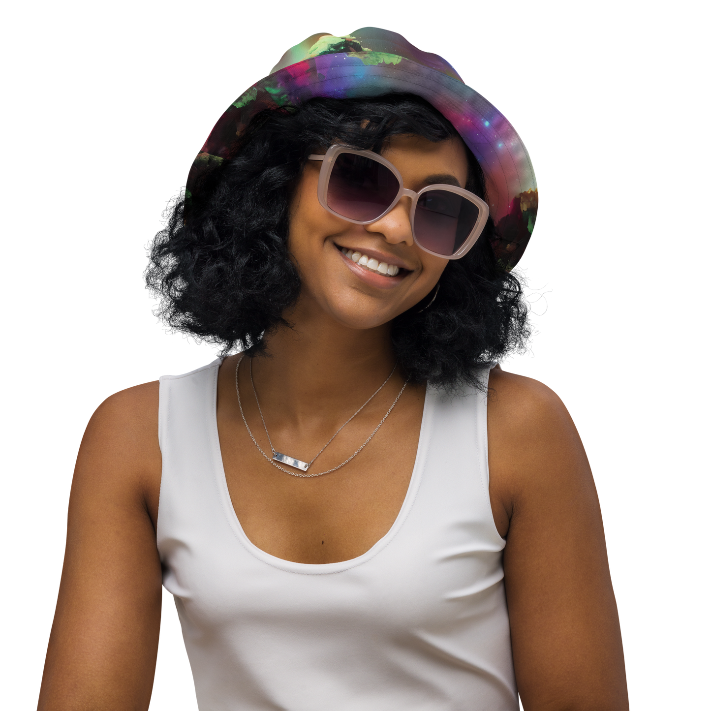 Reversible Bucket Hat - Nebula Dreams