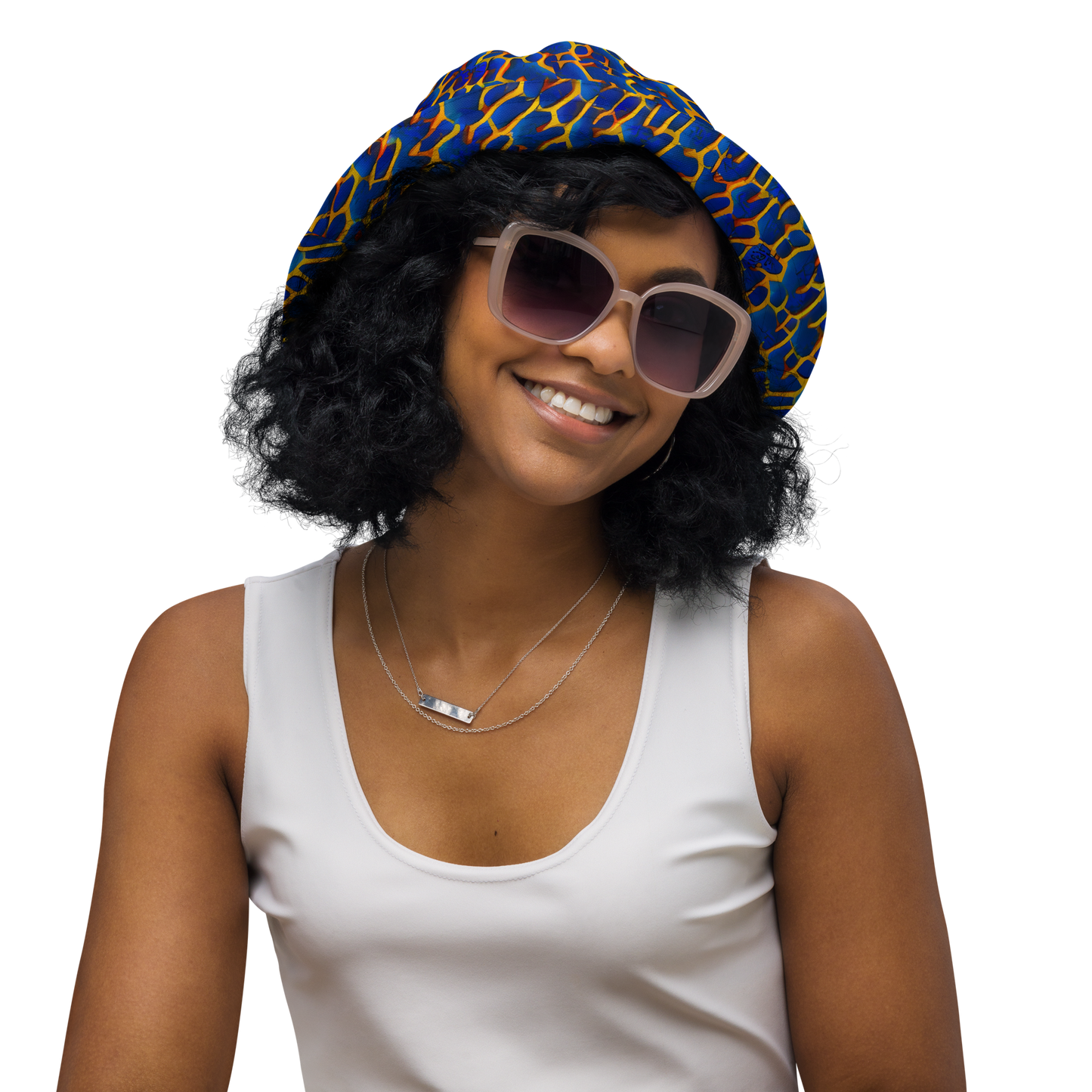 Reversible Bucket Hat - Crimson Creepers