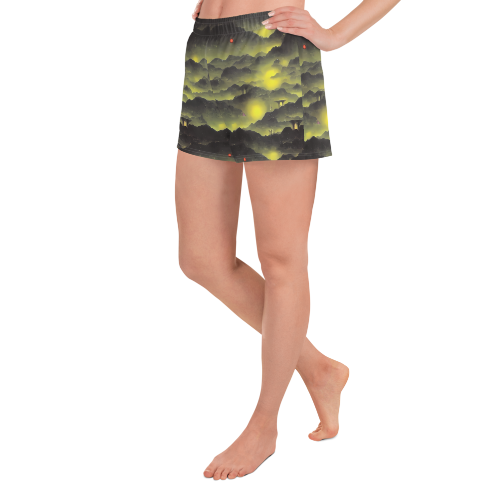 Women’s Athletic Shorts - Spectral Isle