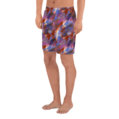 Men's Athletic Shorts - Celestial Brushstroke