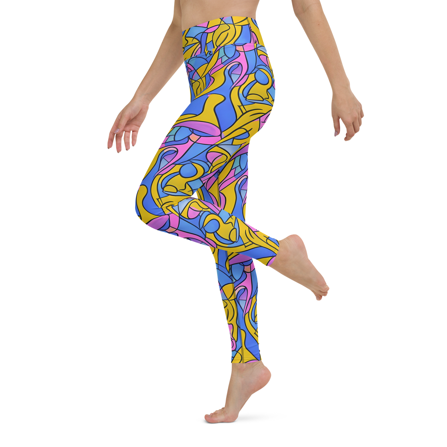 Yoga Leggings - Cosmic Curves