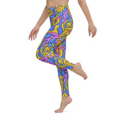 Yoga Leggings - Cosmic Curves