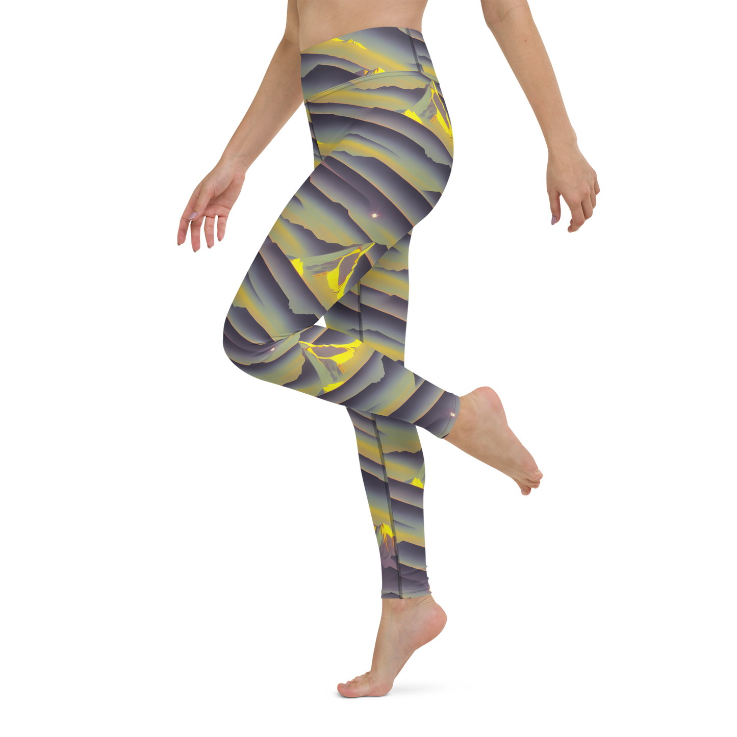 Yoga Leggings - Surreal Summit