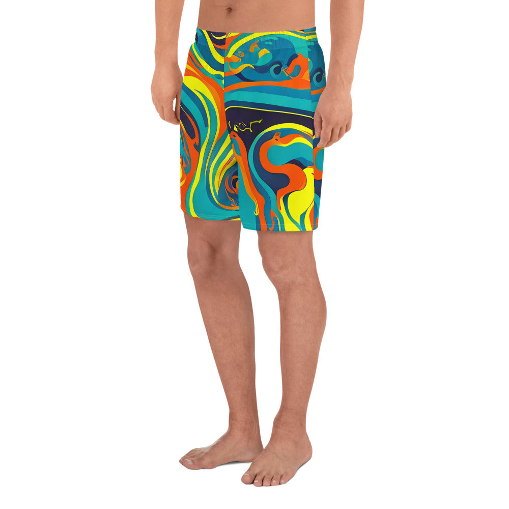 Men's Athletic Shorts - Mythic Maelstrom