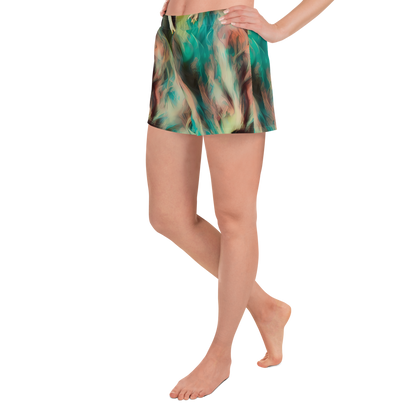 Women’s Athletic Shorts - Enchanted Fusion