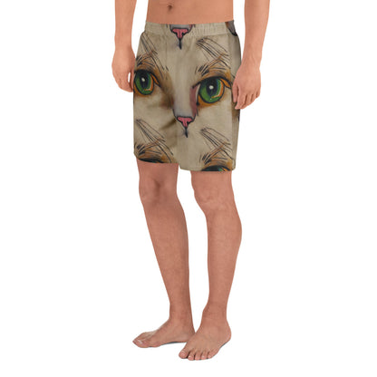 Athletic Long Shorts - Emerald Gaze