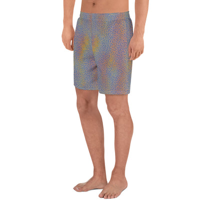 Men's Athletic Shorts - Martian Gridlock