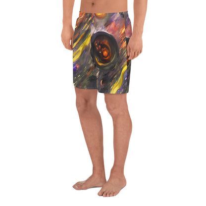 Men's Athletic Shorts - Orbiting Embers