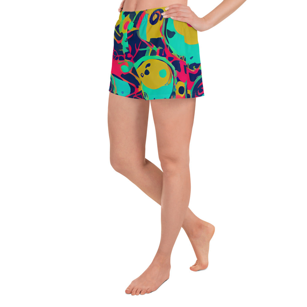 Women’s Athletic Shorts - Gottlieb Galaxy
