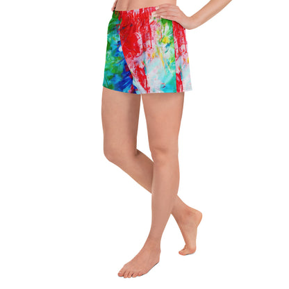 Women’s Athletic Shorts - Eclectic Breeze
