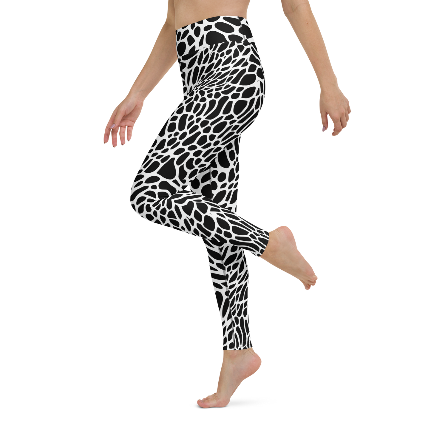 Yoga Leggings - Monochrome Mystique