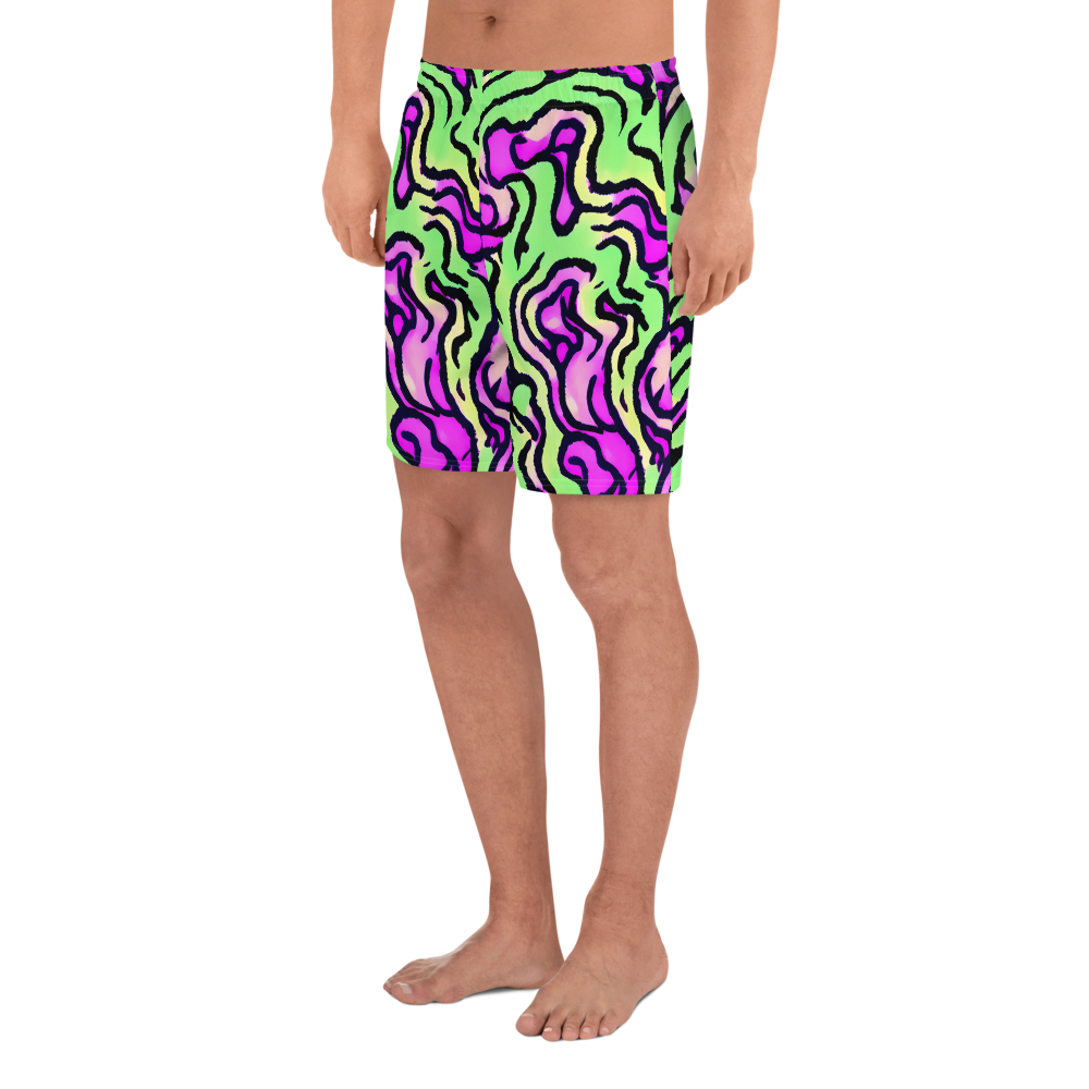 Men's Athletic Shorts - Mintchine Maze