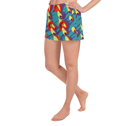 Women’s Athletic Shorts - Sailor's Mirage