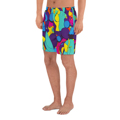 Men's Athletic Shorts - Psychedelic Harmony