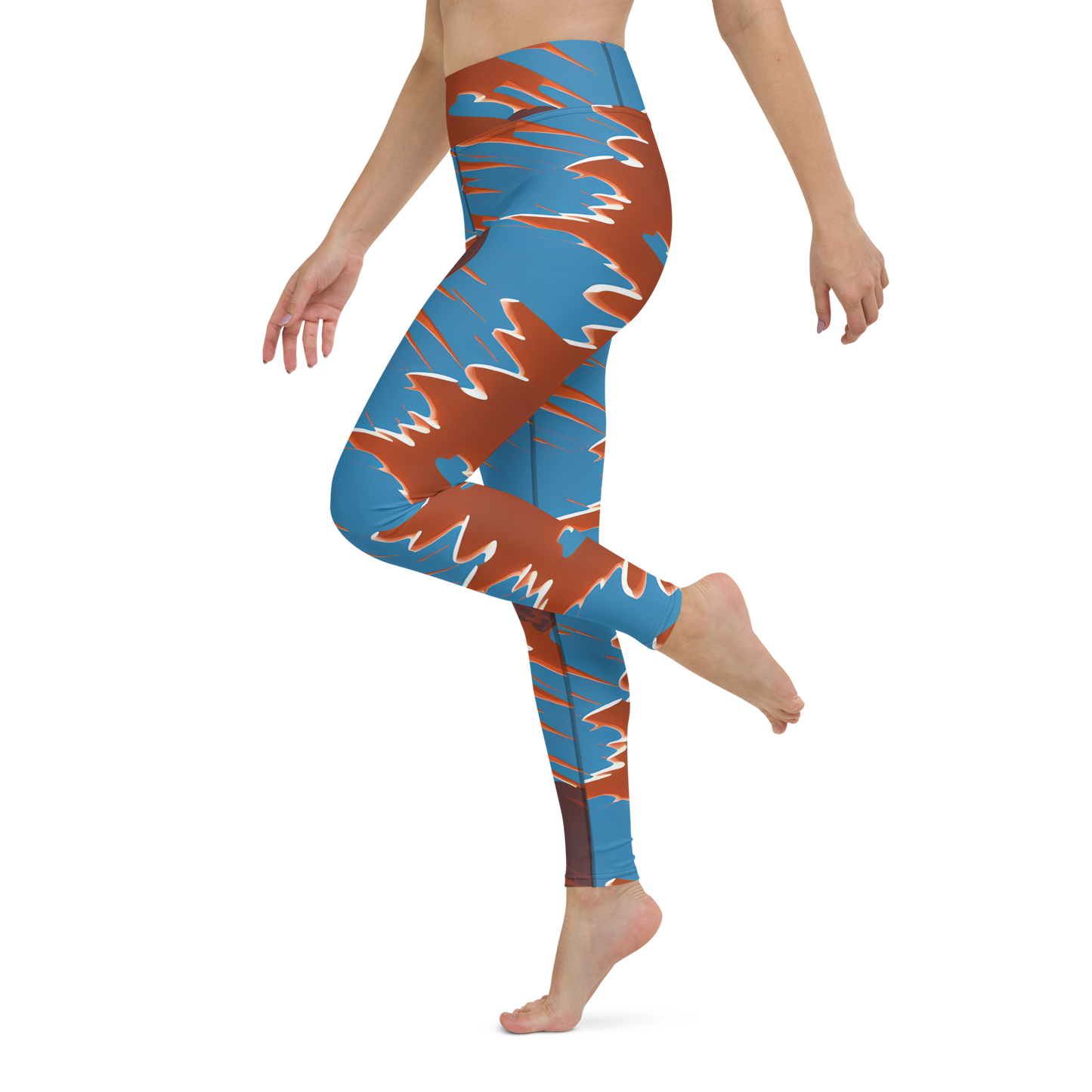 Yoga Leggings - Desert Vortex