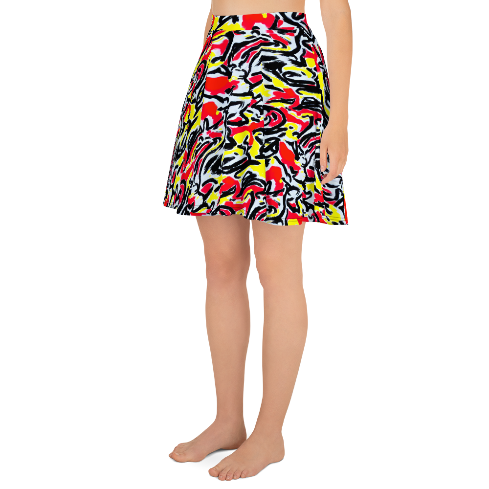 Skater Skirt - Cosmic Brushstrokes