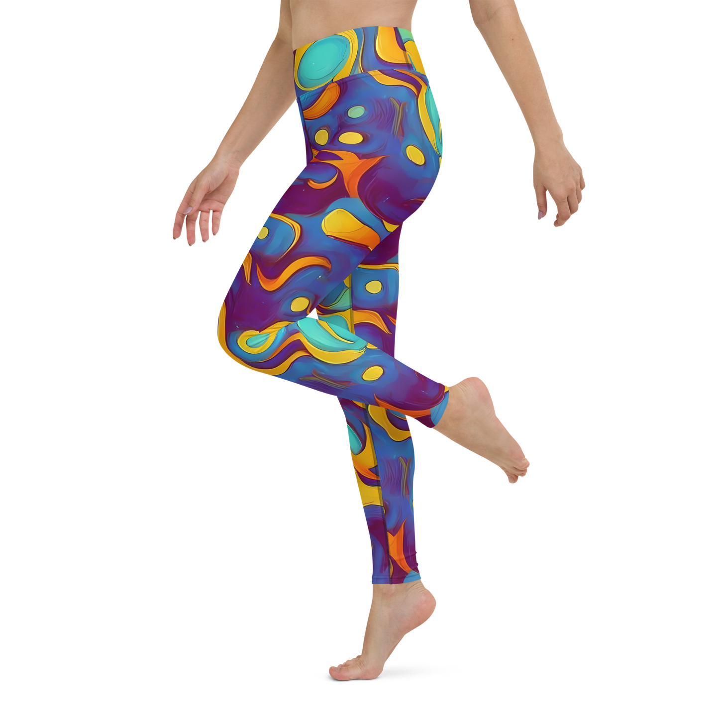 Yoga Leggings - Pelton Swirl