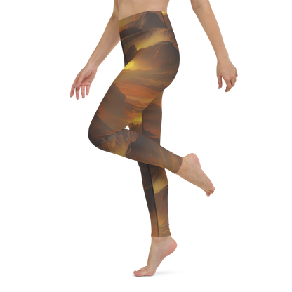 Yoga Leggings - Sunset Shores