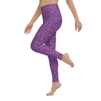 Yoga Leggings - Sapphire Swirl