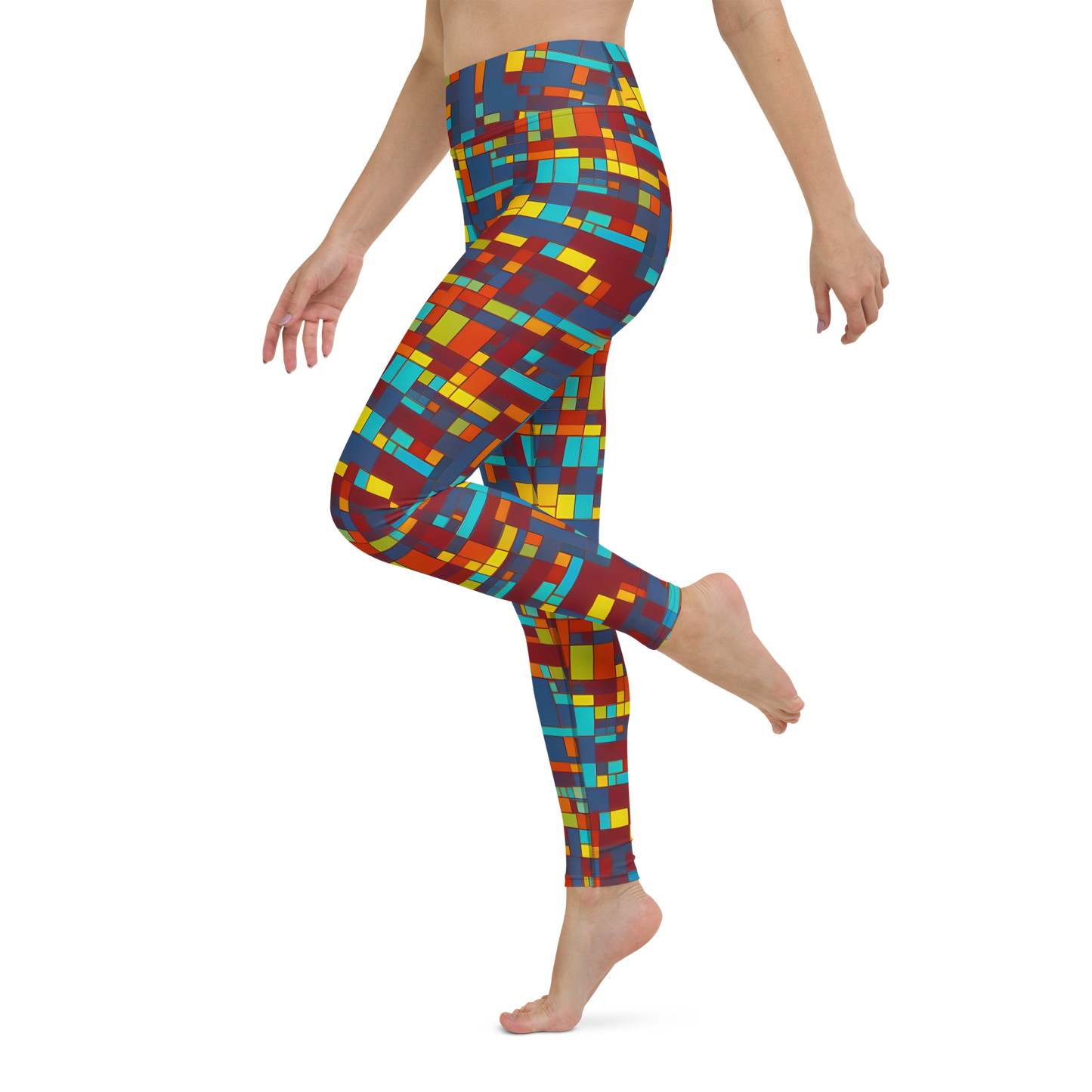 Yoga Leggings - Astral Grid