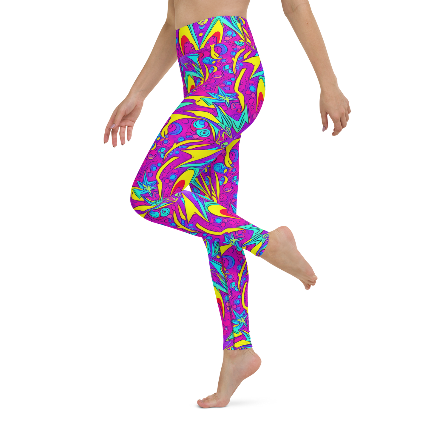 Yoga Leggings - Nebula Radiance