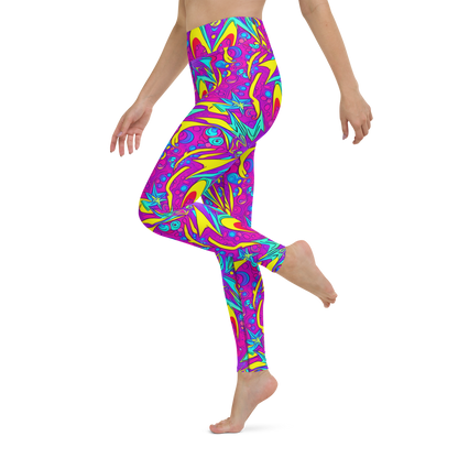 Yoga Leggings - Nebula Radiance