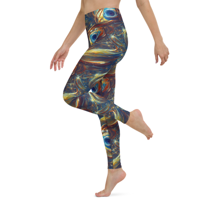 Yoga Leggings - Celestial Vortex