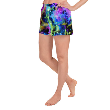 Women’s Athletic Shorts - Fantasy Spiral