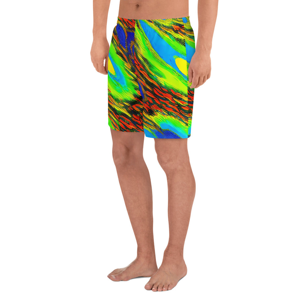 Men's Athletic Shorts - Hodgkin's Blaze