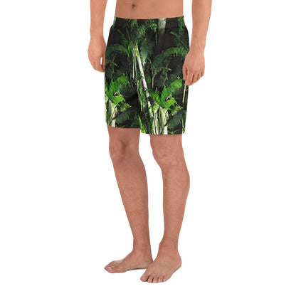 Men's Athletic Shorts - Emerald Canopy