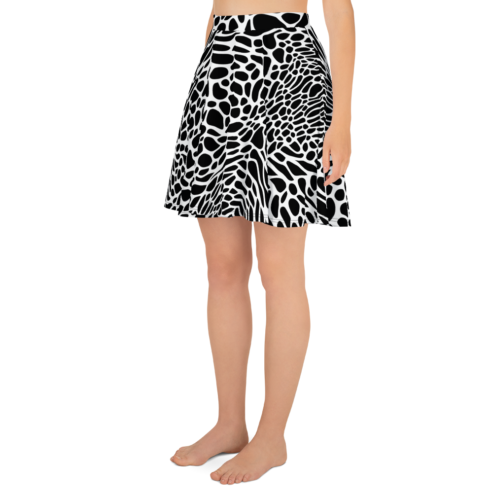 Skater Skirt - Monochrome Mystique