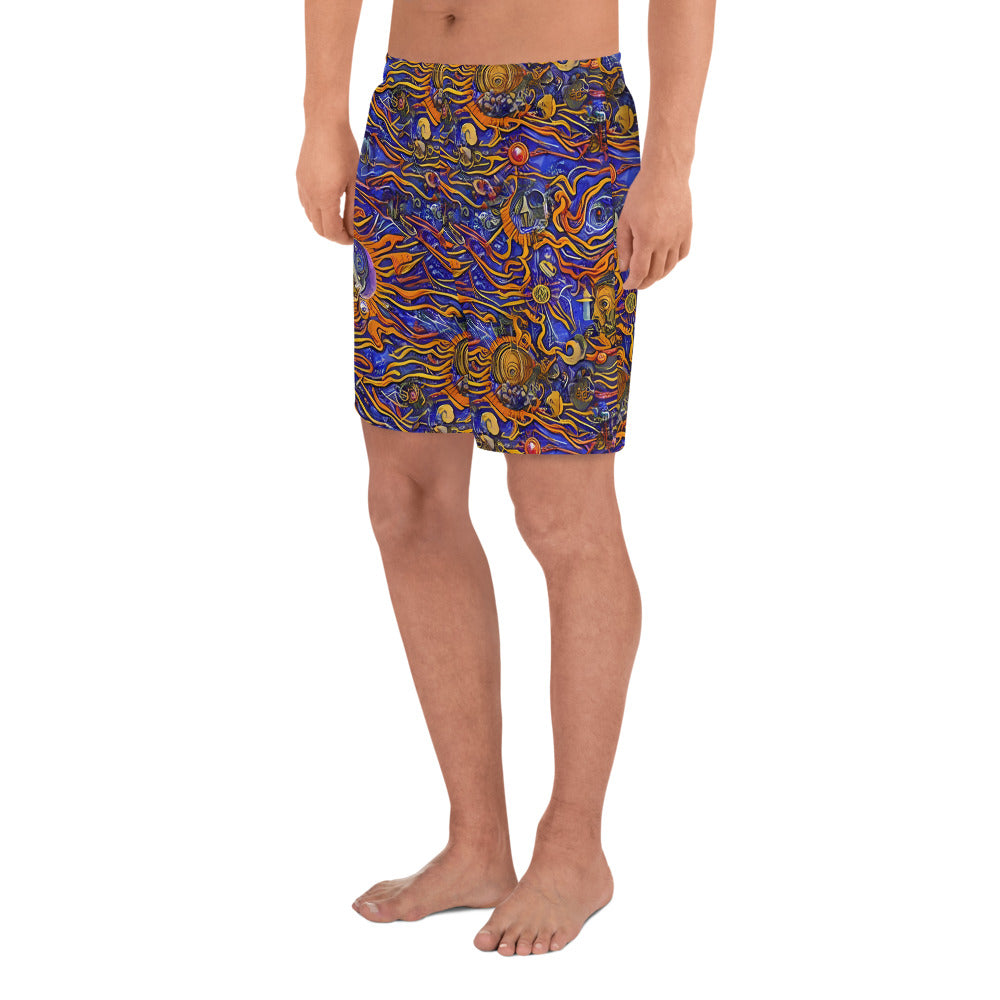 Men's Athletic Shorts - Mantegna Swirl