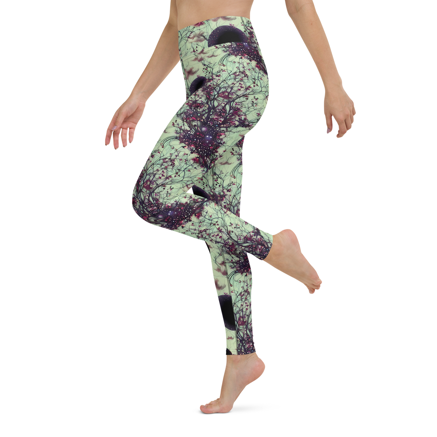 Yoga Leggings - Celestial Bloom