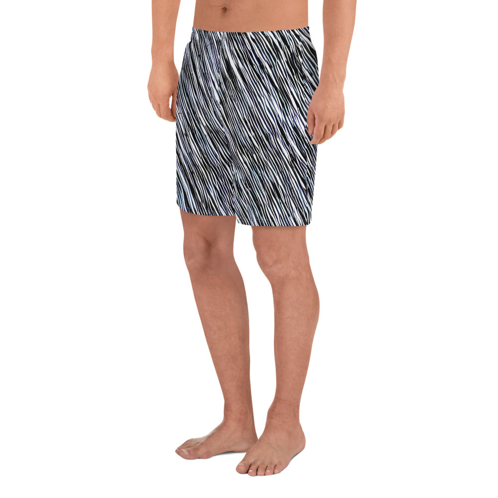 Men's Athletic Shorts - Dupain Waves