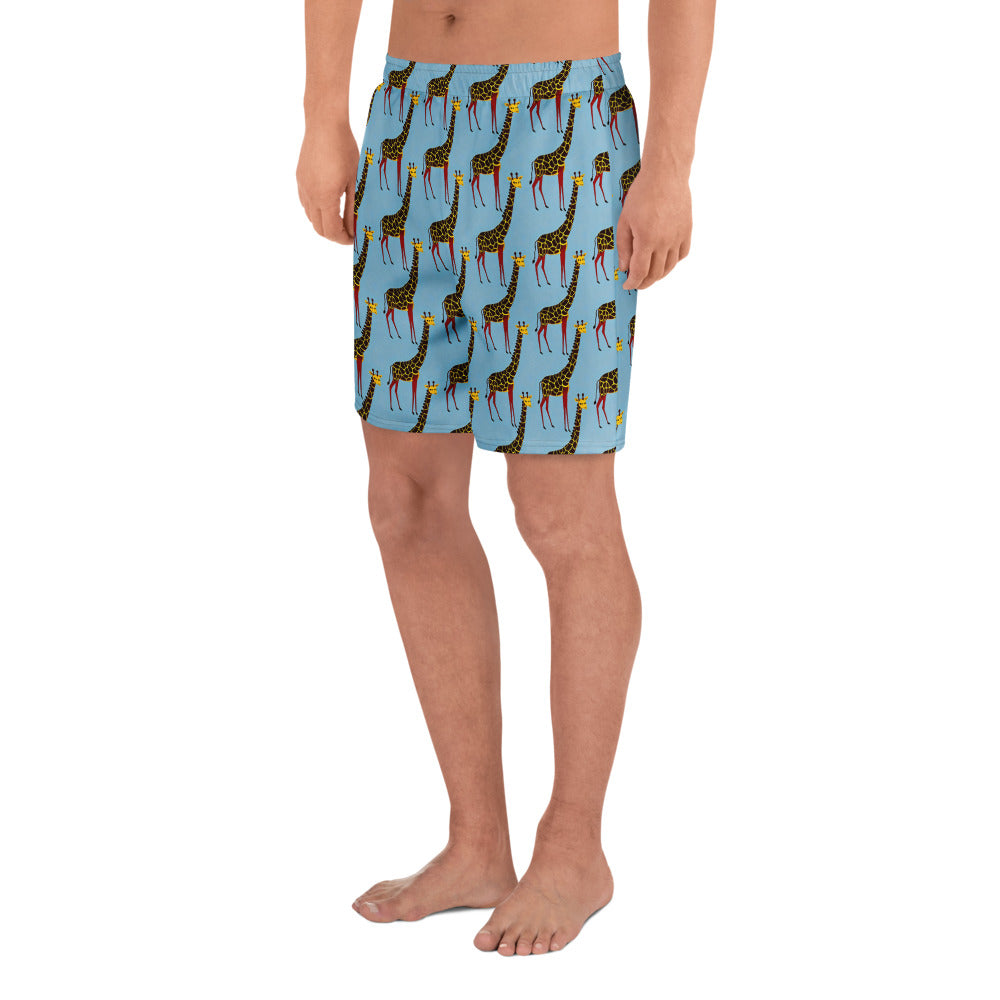 Athletic Long Shorts - Giraffe Groove