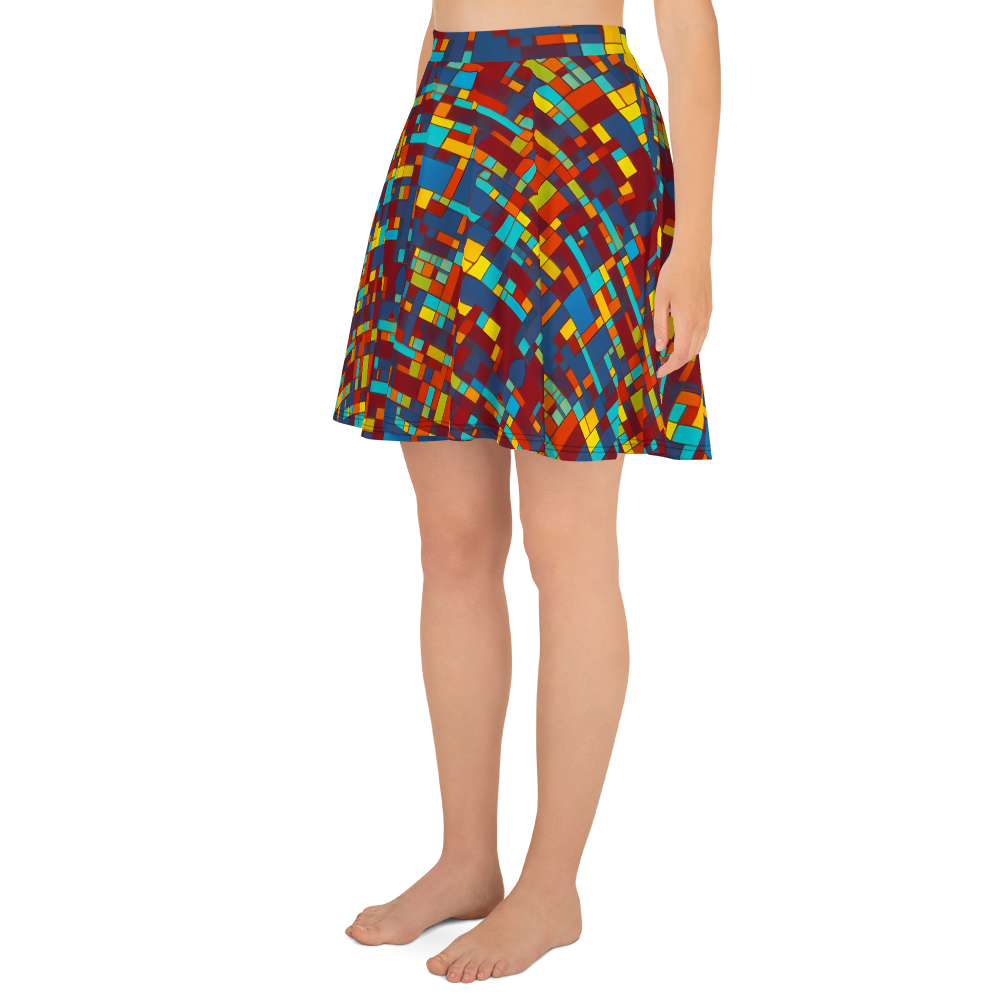 Skater Skirt - Astral Grid