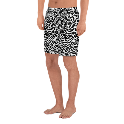 Men's Athletic Shorts - Monochrome Mystique