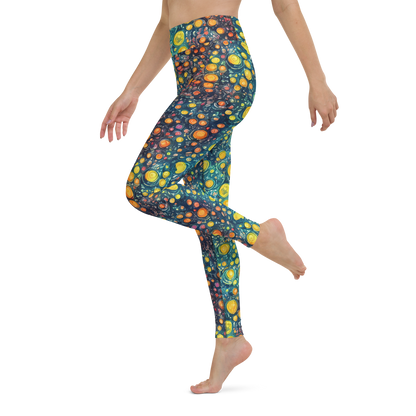 Yoga Leggings - Starry Orbits