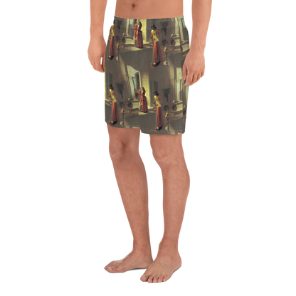 Men's Athletic Shorts - Surreal Shadows