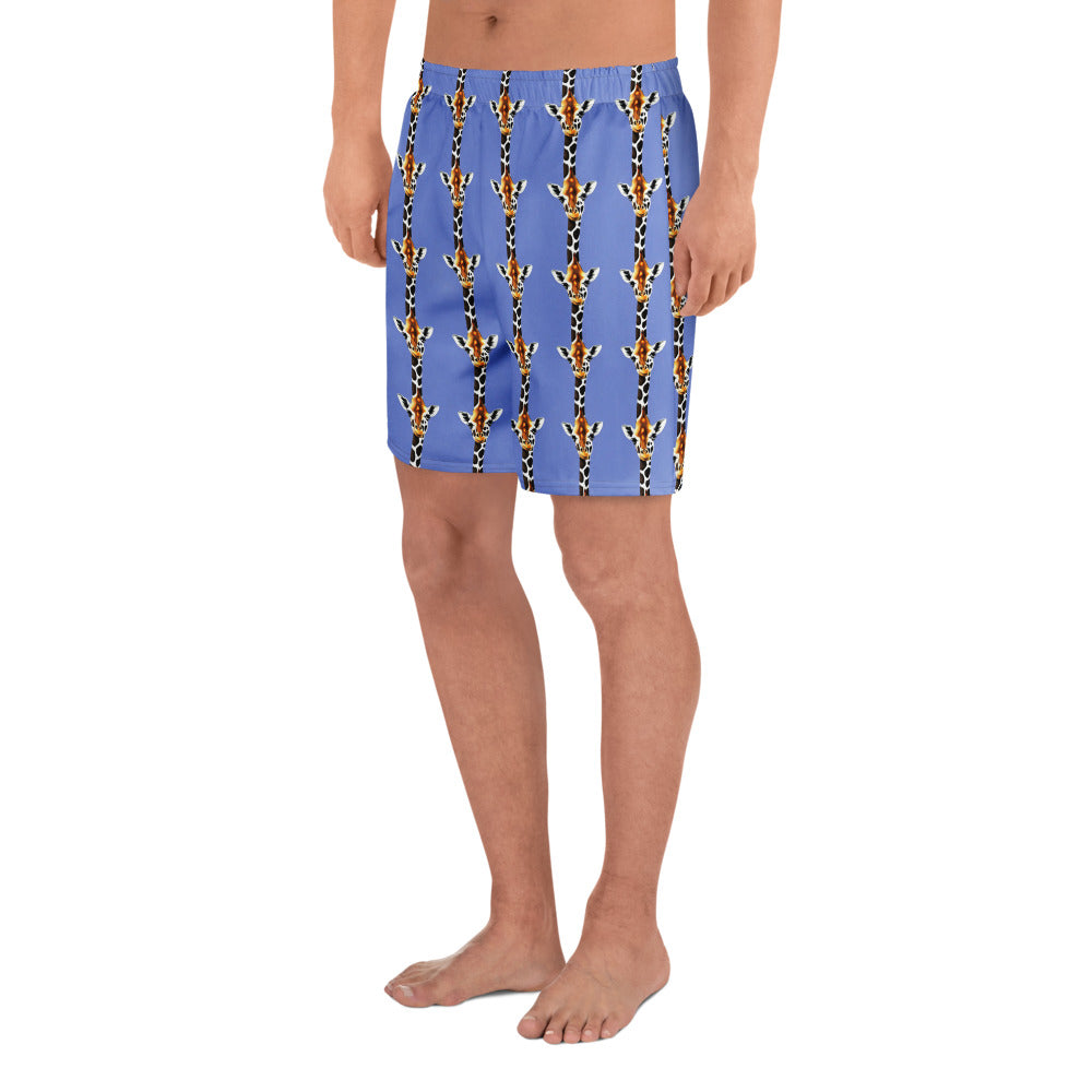Athletic Long Shorts - Giraffe Glow